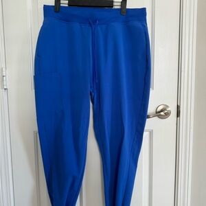 Mandala Scrub Joggers Royal Blue